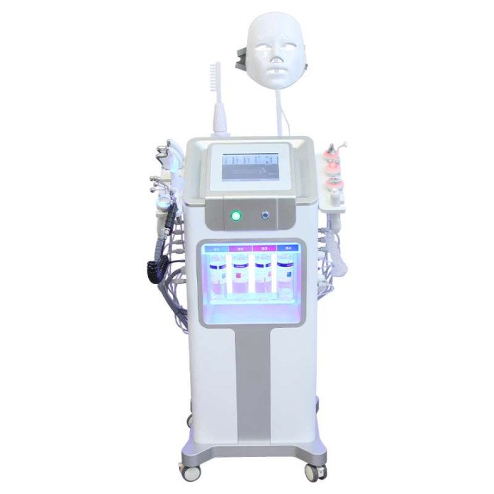 AOKO nouveau 12 IN1 Hydro Dermabrasion Aqua Peeling ultrasons soins du visage Injection d'oxygène rajeunissement de la peau merl