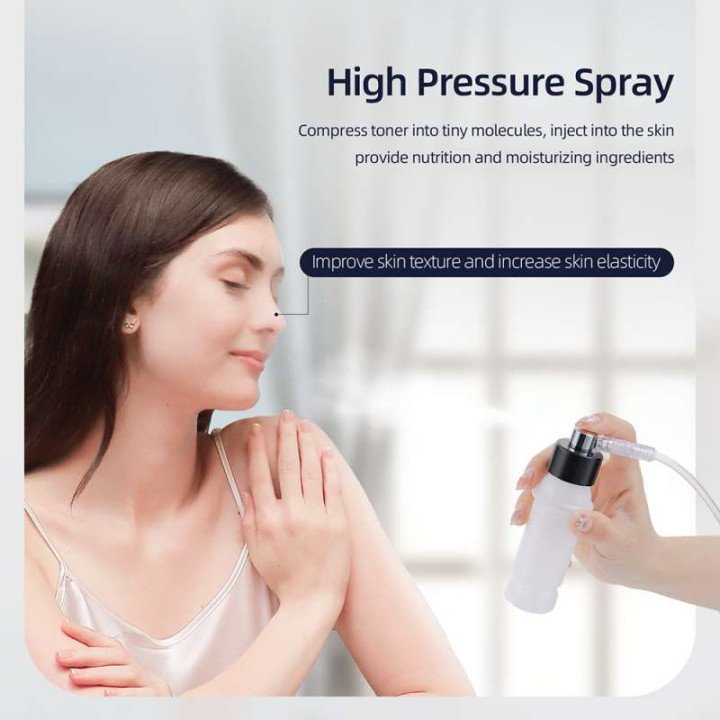 Foreverlily-Machine à éplucher le visage en diamant à usage domestique, Machine de beauté professionnelle, Pulvérisation d'eau, 