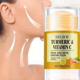 Curcuma et vitamine C cou visage soin rides lignes Lifting blanchiment serrer Double menton Anti-âge rajeunissement produit de s