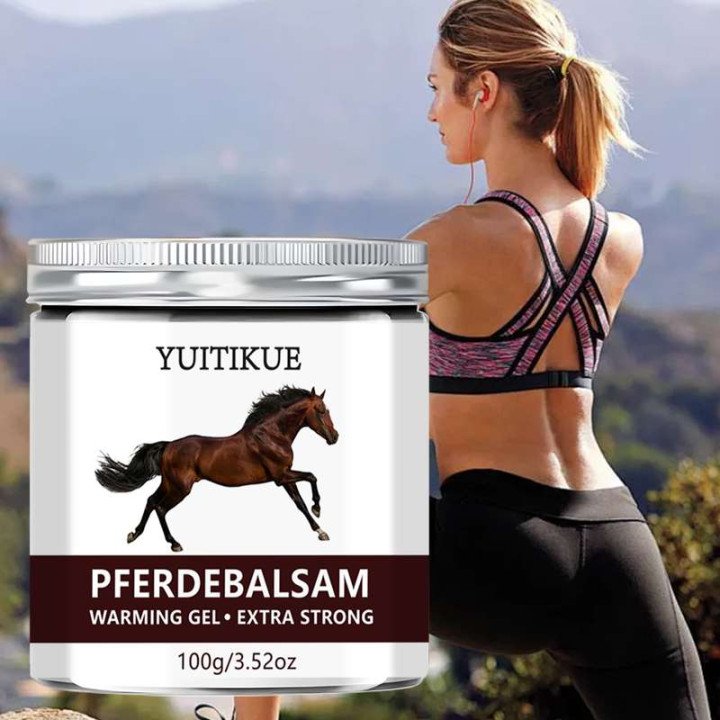 YUlTlKUE Pferdebalsam Gel chauffant Extra fort soin du corps Gel chauffant soulagement confort musculaire baume corporel 100g