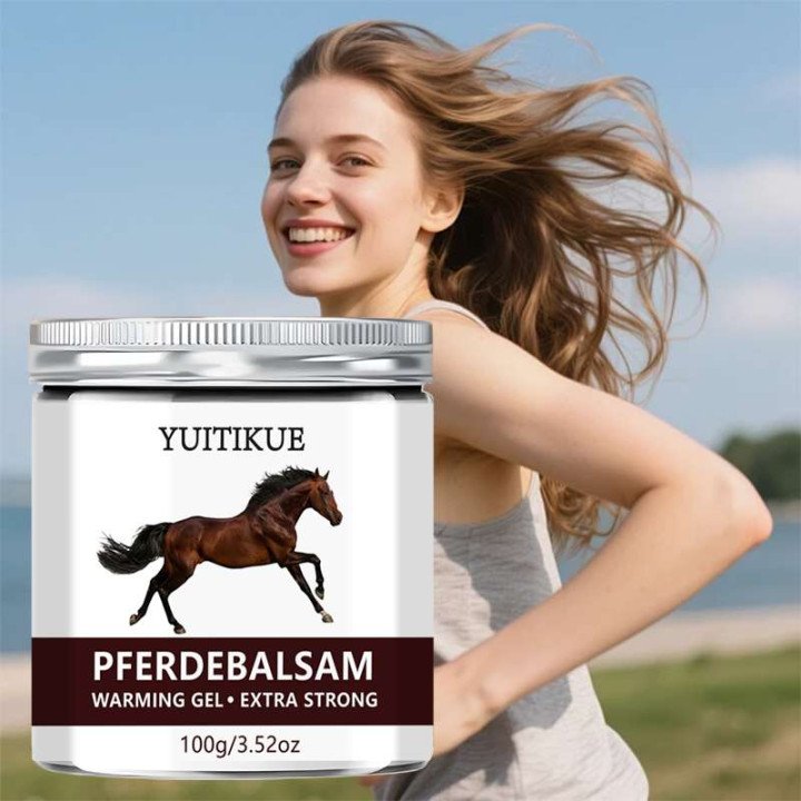 YUlTlKUE Pferdebalsam Gel chauffant Extra fort soin du corps Gel chauffant soulagement confort musculaire baume corporel 100g