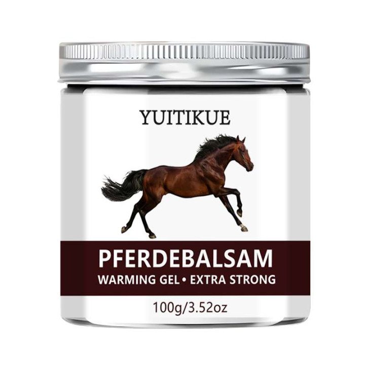 YUlTlKUE Pferdebalsam Gel chauffant Extra fort soin du corps Gel chauffant soulagement confort musculaire baume corporel 100g