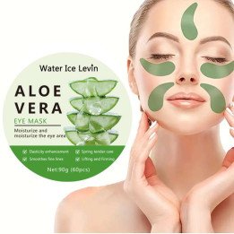 Masque pour les yeux au collagène à l'aloe Vera, 60 pièces, Anti-cernes, sacs pour les yeux, hydratant, Anti-rides, patchs pour 