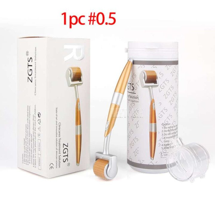 ZGTS 192 Derma Roller titane Micro aiguilles système Dermaroller Derma Roller mésother pour soins du visage Microneedling soins 