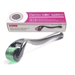 Rouleau Derma en titane, 0.2mm 0.25mm, aiguille 540, rouleau de soins de la peau avec boîte pour la croissance des cheveux et de
