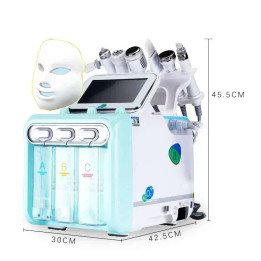Nouvel arrivage! Machine hydroqualifiée ale pour le nettoyage de la peau, 7 en 1, H2nings, Jet d'eau et d'oxygène, Peeling Hydro