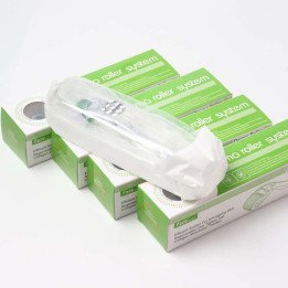 1/5 pièces Derma Roller System 540 aiguilles pour cheveux et soins de la peau vert Transparent 1/5 pièces outil d'aiguille du cu
