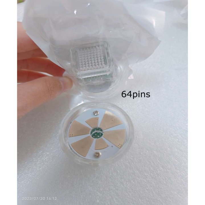 Cartouche de massage jetable de génération de six broches 2 consommables plaquée or