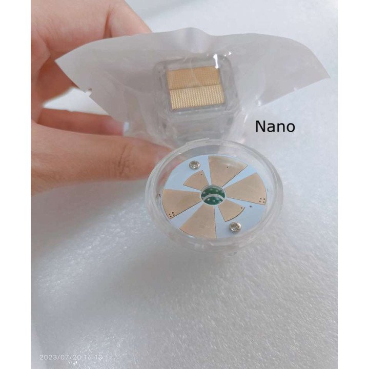 Cartouche de massage jetable de génération de six broches 2 consommables plaquée or