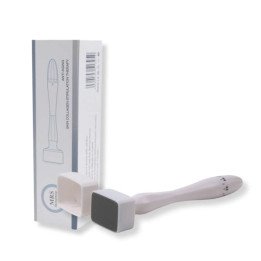 Tampon Derma réglable 140 aiguilles en titane, 1 pièce, stylo professionnel pour cheveux, barbe et soins du visage