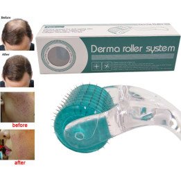Dr Hydra DRS Derma Roller System 192 véritable aiguille micro-aiguille pour Sclap repousse des cheveux croissance de la barbe An