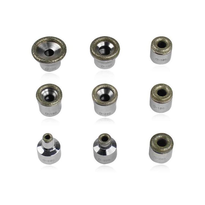 Pièces diamant Microdermabrasion Dermabrasion accessoires de remplacement pour Peeling du visage soins de la peau 3 baguettes 9 