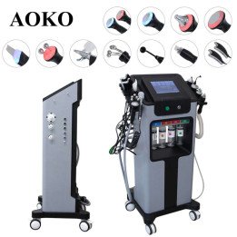 Machine Hydro Dermabrasion 10 en 1, Jet d'eau Auqa, Peeling, lifting du visage, points noirs, élimine les points noirs, Machine 