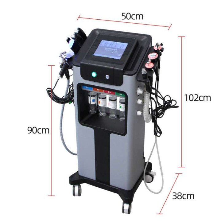 Machine Hydro Dermabrasion 10 en 1, Jet d'eau Auqa, Peeling, lifting du visage, points noirs, élimine les points noirs, Machine 
