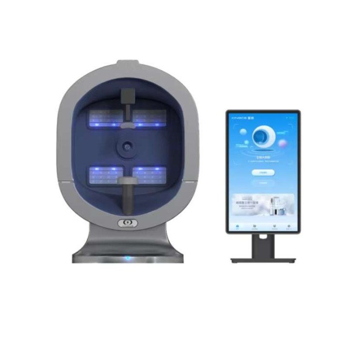 Machine d'analyse de peau pour la détection de l'humidité du visage, avec caméra HD et rapport en temps réel, dispositif de Test