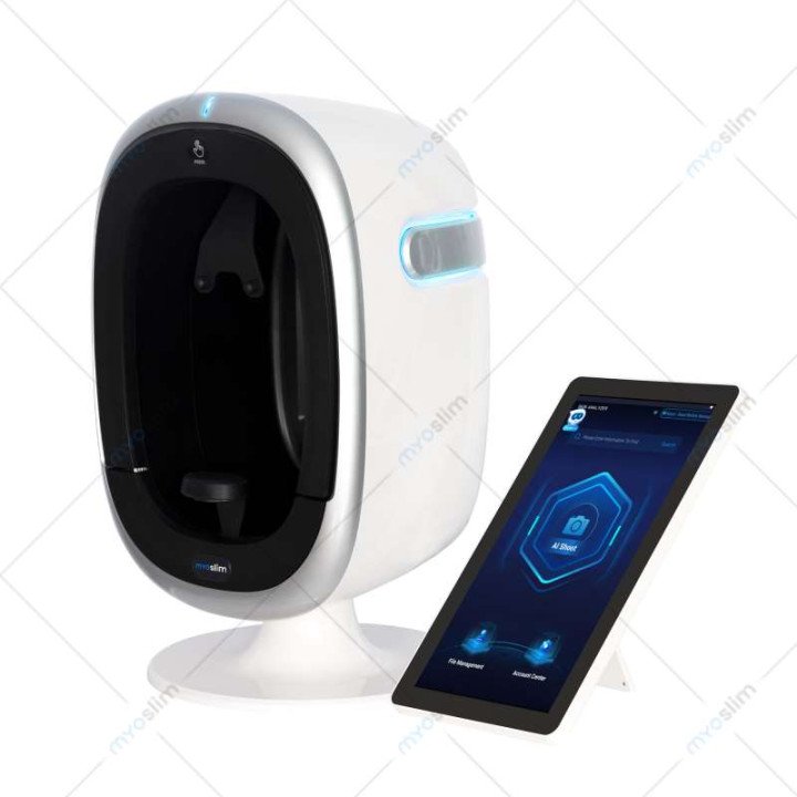 Analyseur de peau 3D AISA O1 Pro 15,6 pouces, machine d'analyse de la peau professionnelle avec intelligence artificielle, analy