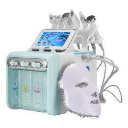 Nouveau 7 en 1 hydrogène oxygène petite bulle Bio-lifting Machine de beauté Lifting du visage dispositif de Dermabrasion épurate