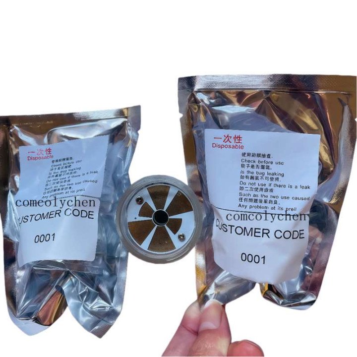 Cartouche de microneedling fractionnel RF jetable de 2e génération, code 0001, plaquée or, 10/25/64 aiguilles, consommables nano