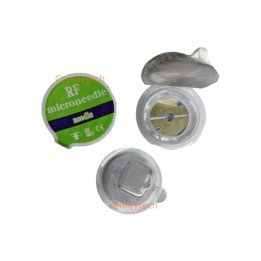 Vente directe usine Consommables verts jetables Embouts d'aiguilles RF à micro-aiguilles plaqués or 10/25/64 broches Accessoire 