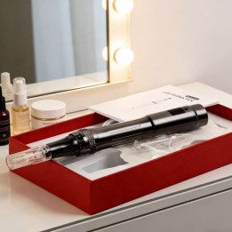 1 pièces sans fil microneedling dermapen professionnel derma stylo machine avec 5 vitesses Microneedling stylo soins de la peau 