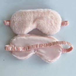 Masque de sommeil en peluche doux avec les yeux bandés, masques pour les yeux mignons, couverture de nuage d'amour, masque en pe