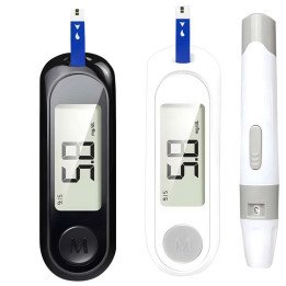 Compteur médical de glycémie, Kit de test du diabète, Machine à lancette pour le diabète, glucomètre, 50 bandelettes de Test/pou