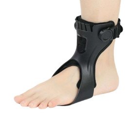Orthèse de pied tombant AFO AFOs, Support de cheville avec boucle réglable confortable pour les chaussures d'accident vasculaire