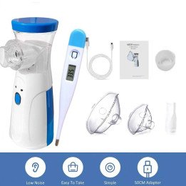 Nébuliseur Portable à maille médicale, inhalateur ultrasonique silencieux, dispositif de vapeur, nez qui coule, soins de santé p