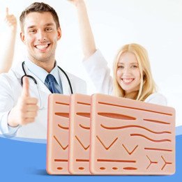 Coussin cutané en Silicone, Kit de formation à la Suture, plaie chirurgicale pour le chirurgien, formation à la pratique médical