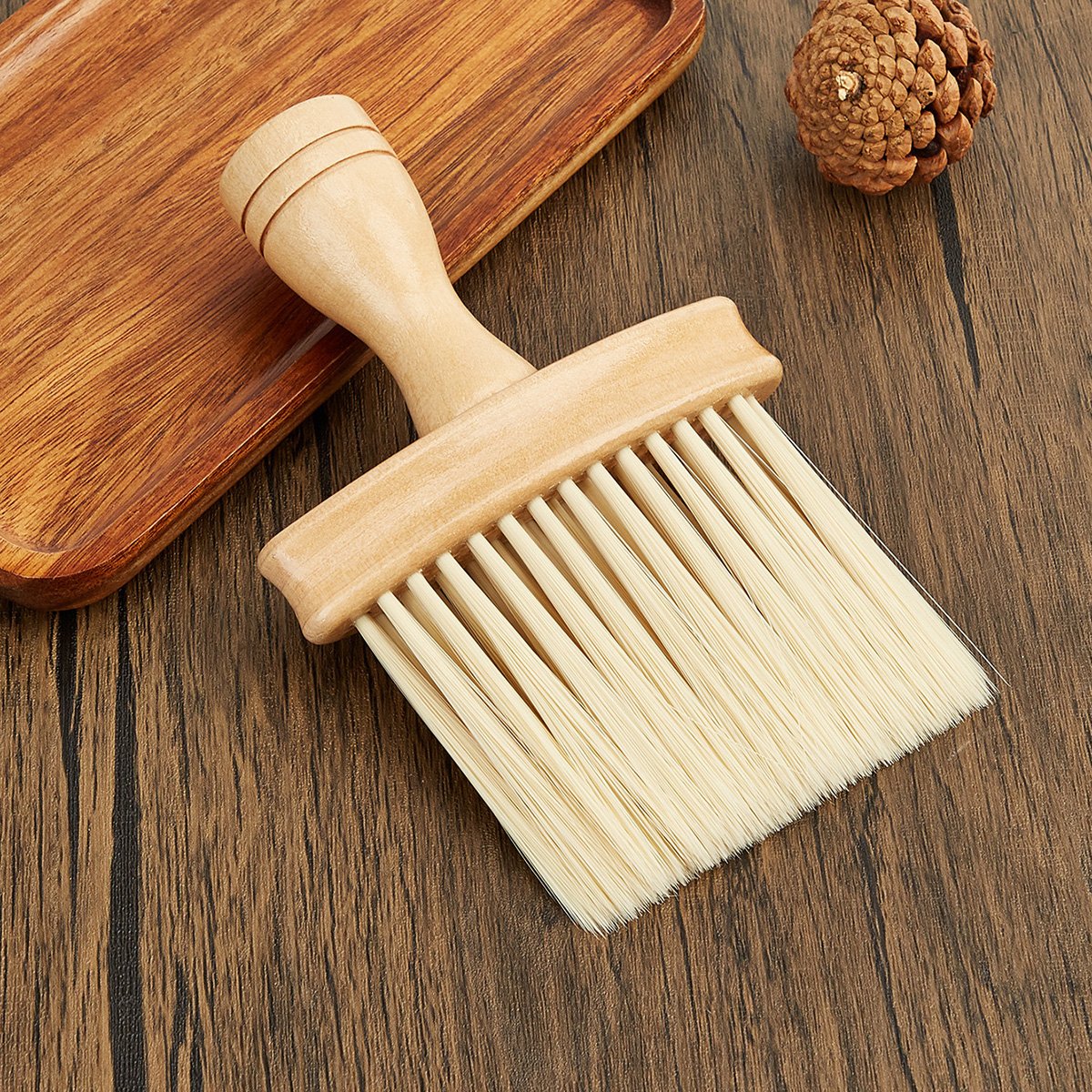Brosse de barbier, plumeau de cou, brosse de coupe de cheveux, brosse de nettoyage de cheveux douce pour Salon de coiffure, outi