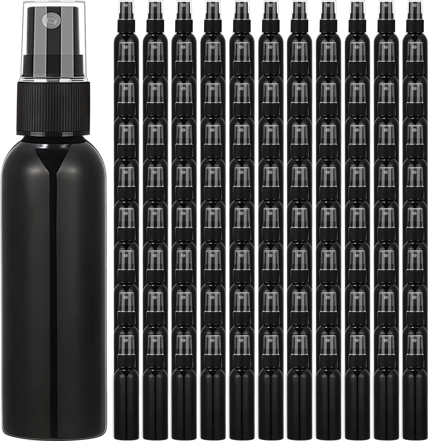 Bouteilles de pulvérisation vides rechargeables en plastique Spritz, 50 pièces, 30/50/60/100ml, réutilisables, format voyage, ne