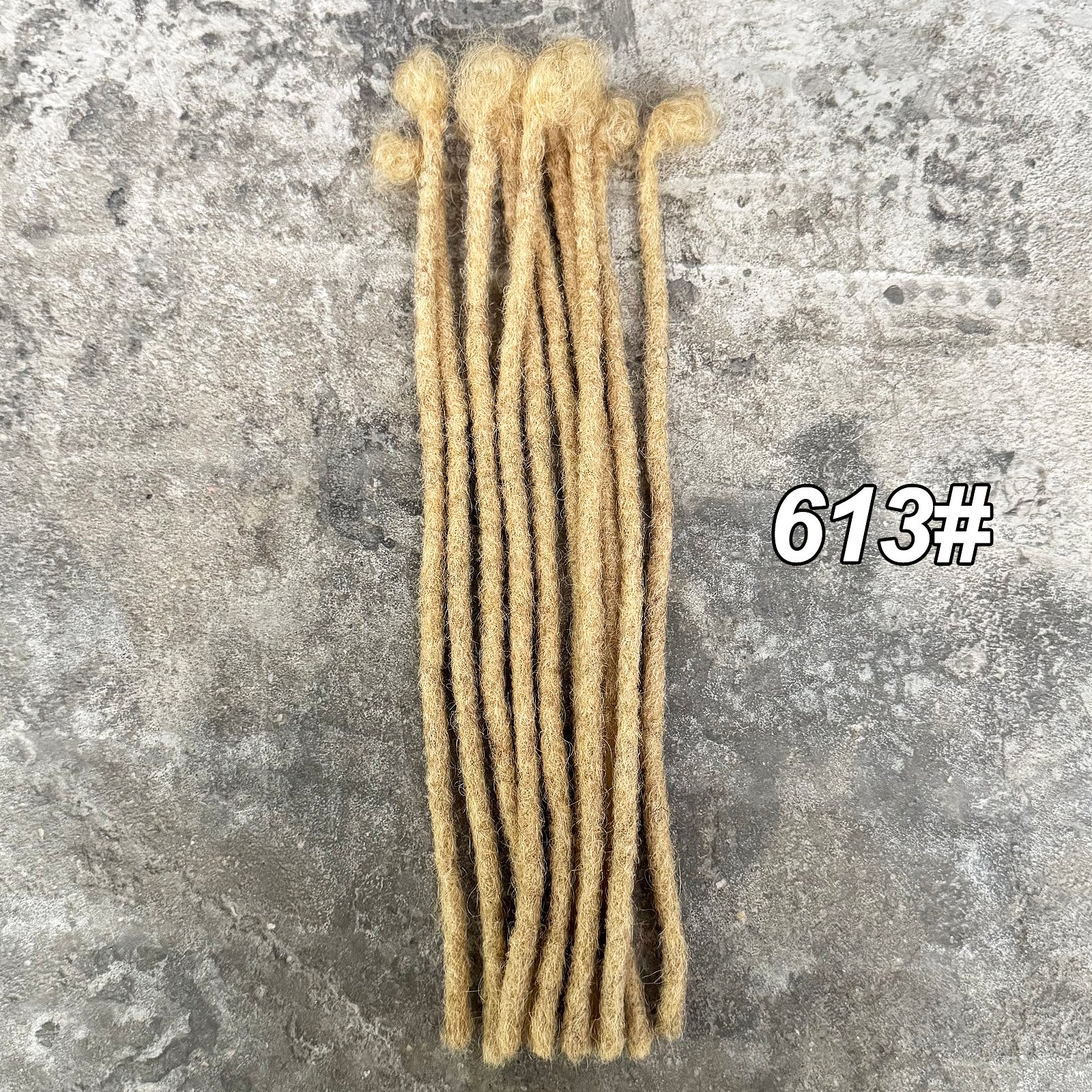 Extensions de Locs Colorées de 0,6 cm de Largeur, 10 Pouces, Cheveux Humains 100% Naturels, Extensions de Dreadlocks pour Hommes