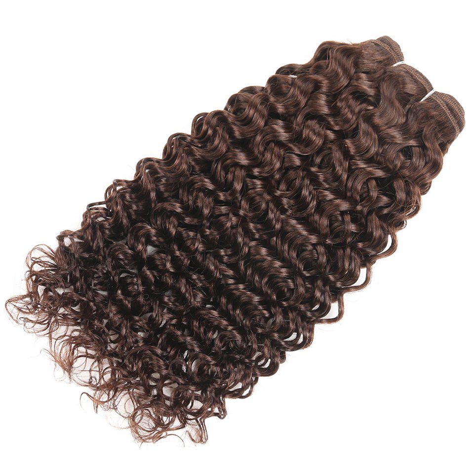 Tissage en lot brésilien naturel Remy naturel élégant, boucles de rêve, P4/27 P1B/30 ombré T1B/30 1B/rose rouge 99J, Double tira