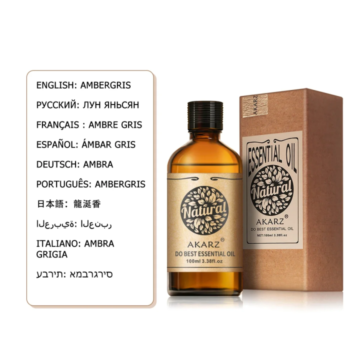 AKARZ-Huile essentielle de musc naturelle, soin du visage et du corps, aromathérapie