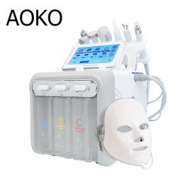 AOKO 6/7 en 1 Dermabrasion Peel Spa Machine faciale rajeunissement de la peau Hydro Dermabrasion Aqua nettoyage en profondeur ap